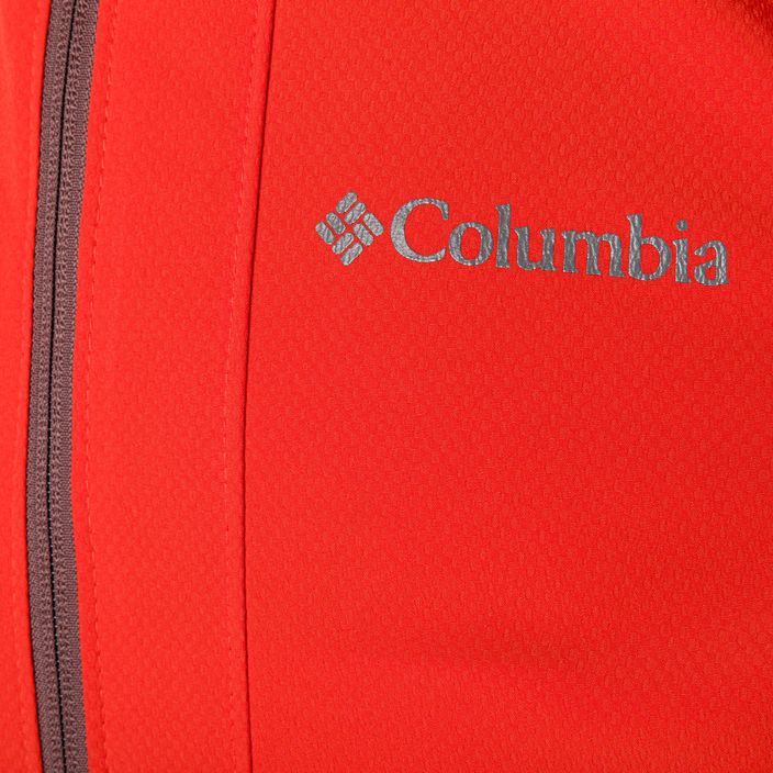Pánská softshellová bunda Columbia Tall Heights s kapucí Red 1975591839 3