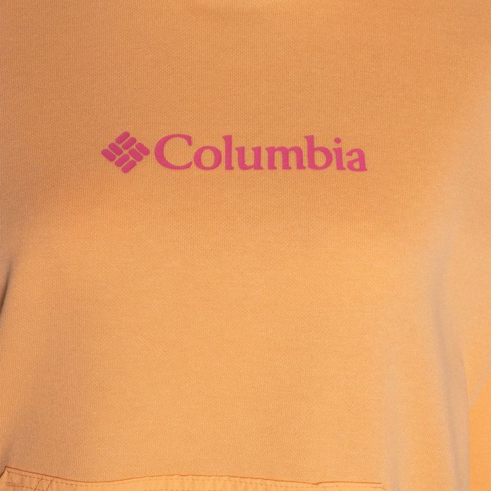 Dámská trekingová mikina Columbia Logo III French Terry oranžová 2032871812 7