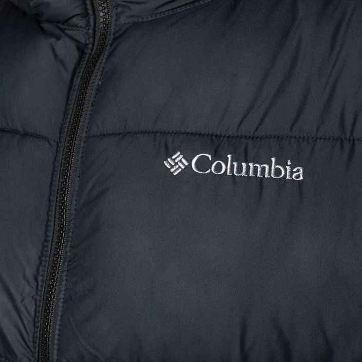 Pánská péřová bunda Columbia Pike Lake II s kapucí černá 9
