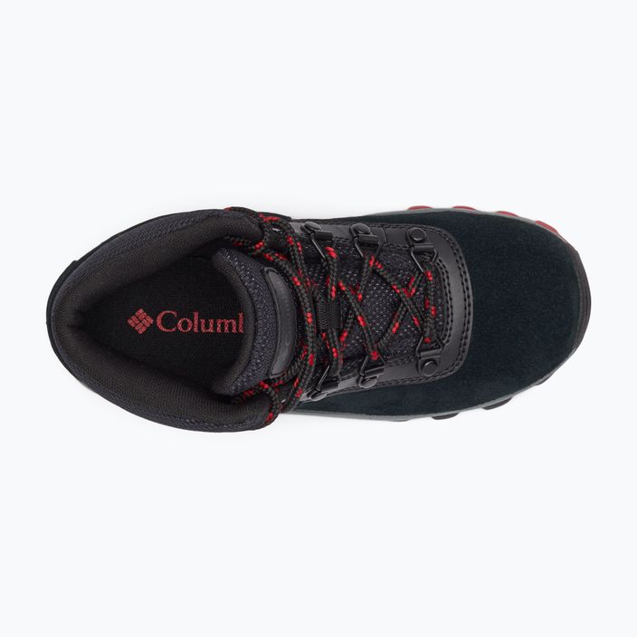 Columbia Newton Ridge Amped black/mountain red dětské turistické boty 18