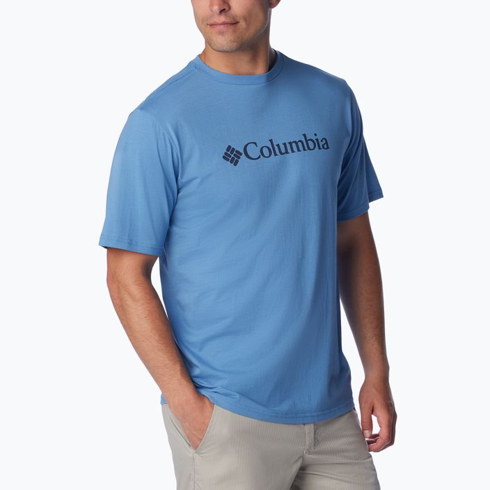 Pánské tričko Columbia CSC Basic Logo skyler/collegiate navy se značkou csc 2