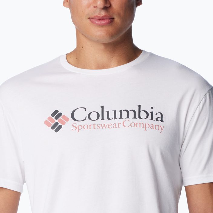 Columbia CSC Basic Logo white/csc retro logo pánské tričko 5