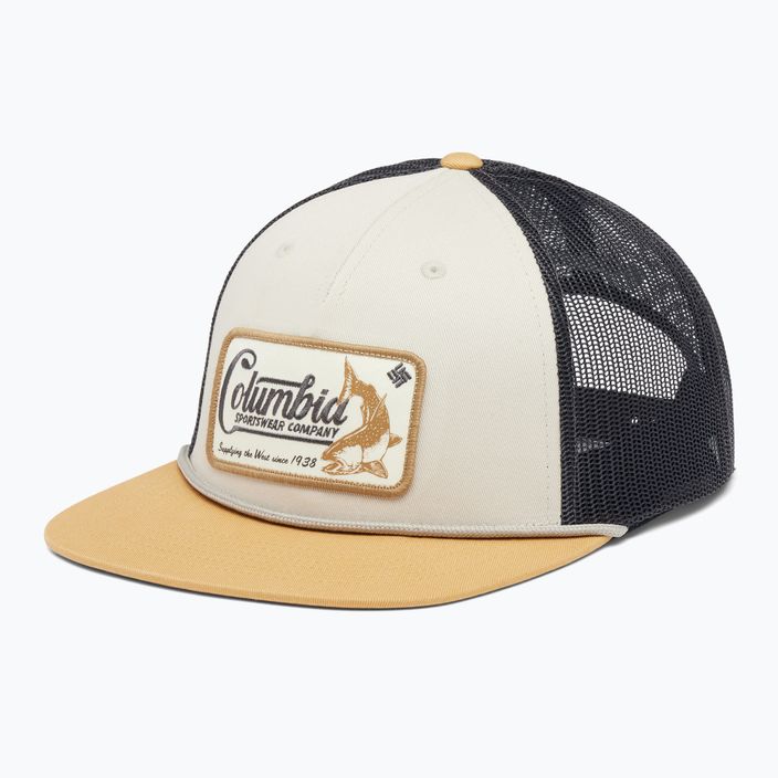 Columbia Columbia Flat Brim Snap baseballová čepice dark stone/light camel/west fish