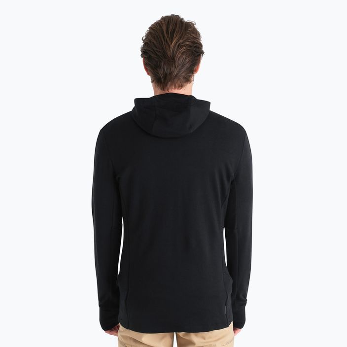 Pánská trekingová mikina  icebreaker Merino 260 Quantum IV Zip Hoodie black 3