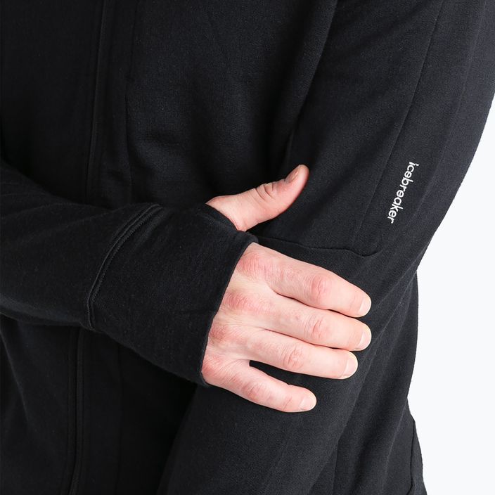 Pánská trekingová mikina  icebreaker Merino 260 Quantum IV Zip Hoodie black 5