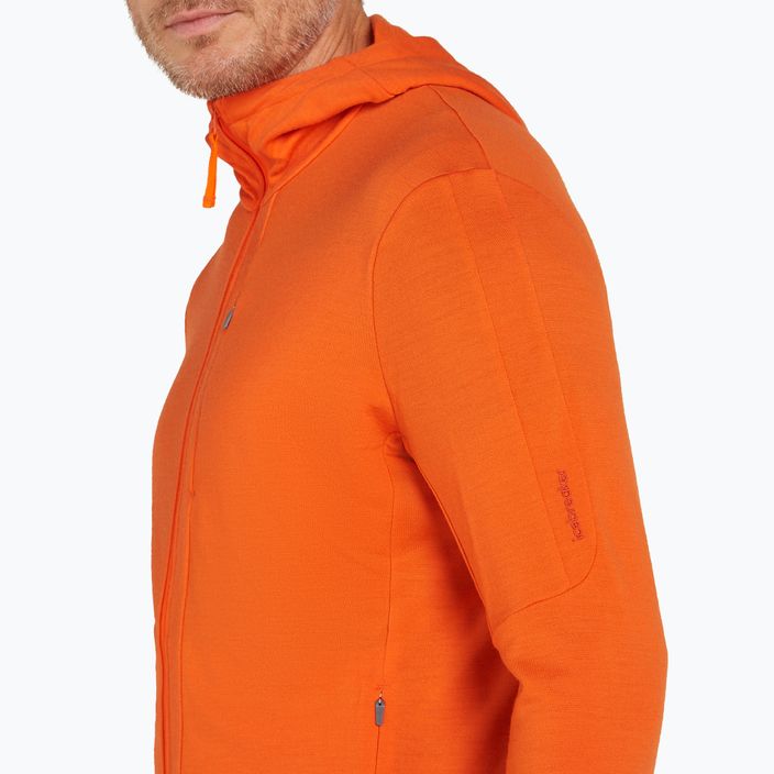 Pánská trekingová mikina  icebreaker Merino 260 Quantum IV Zip Hoodie blaze 7