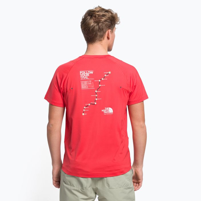 Pánské trekingové tričko The North Face AO Graphic červené NF0A7SSCV331 4