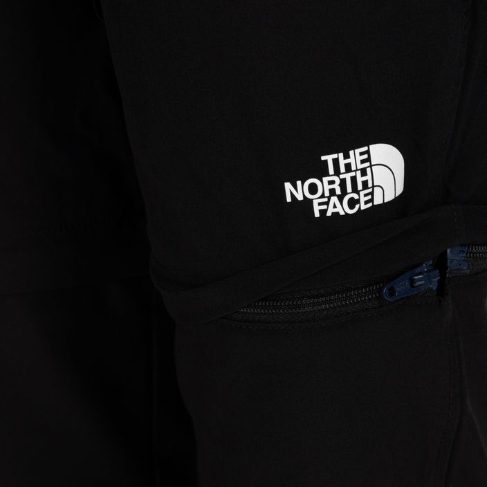 Dětské trekové kalhoty The North Face Exploration Convertible černé NF0A7R12JK31 5