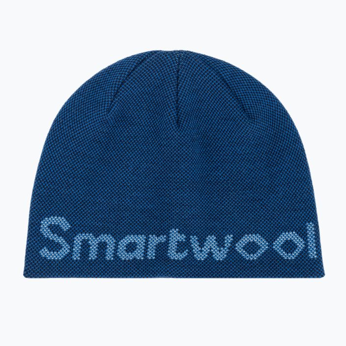 Zimní čepice Smartwool Lid Logo modrý 11441-J96 5