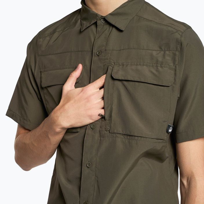 Pánská turistická košile The North Face Sequoia SS zelená NF0A4T1921L1 3