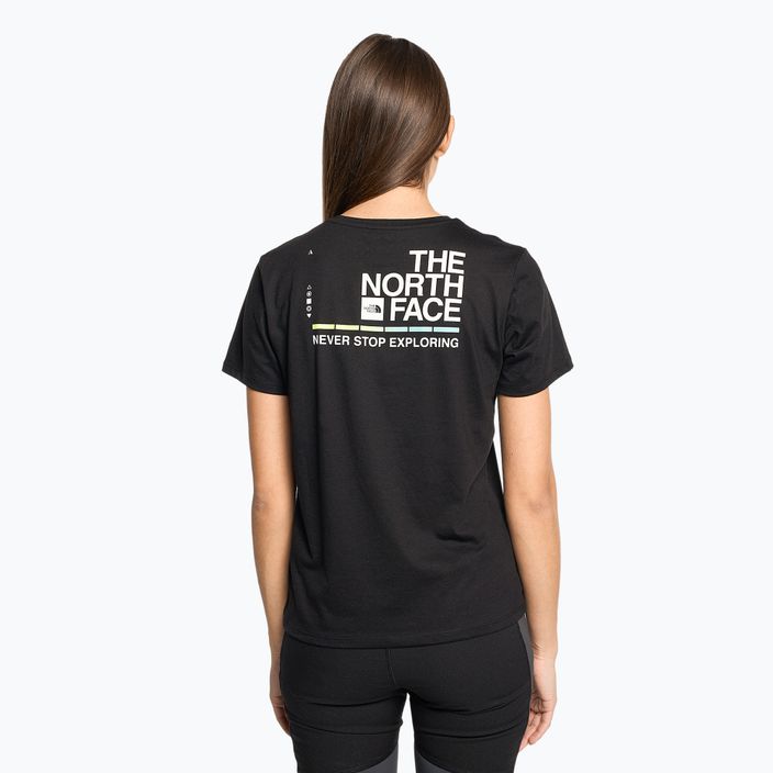 Dámské trekingové tričko The North Face Foundation Graphic black NF0A55B2R0G1 2