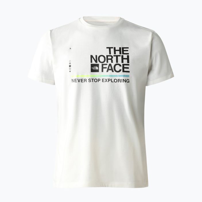 Pánské trekingové tričko The North Face Foundation Graphic white NF0A55EFQ4C1