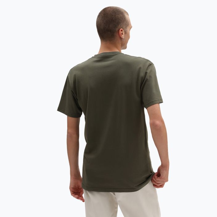 Pánské tričko Vans Mn s logem na levé straně hrudi grape leaf 2