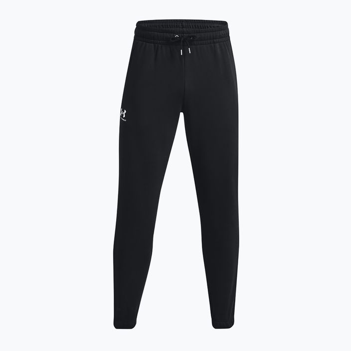 Pánské sportovní kalhoty  Under Armour Essential Fleece Joggers black/white 5