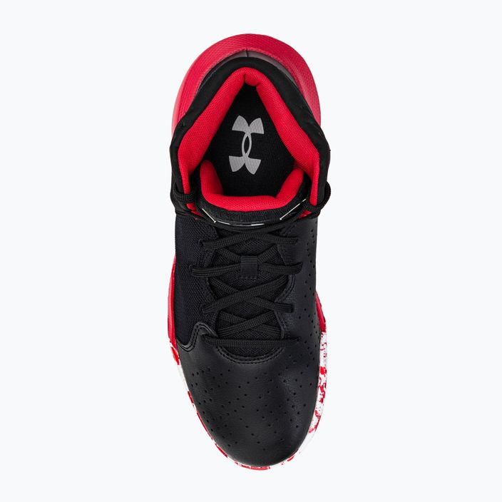 Pánské basketbalové boty Under Armour Jet '21 002 černo-červena 3024260-002 6