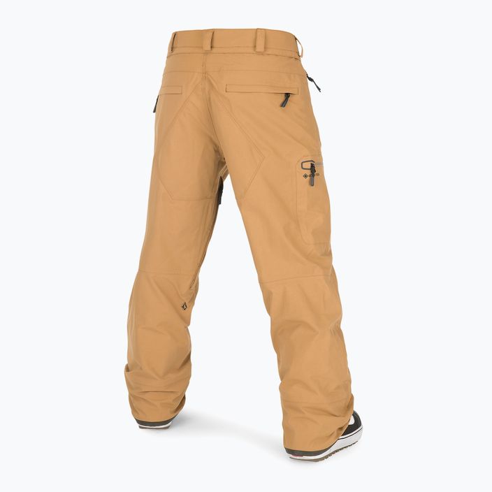 Pánské kalhoty Volcom L Gore-Tex Snowboard Pant Caramel G1352303 2