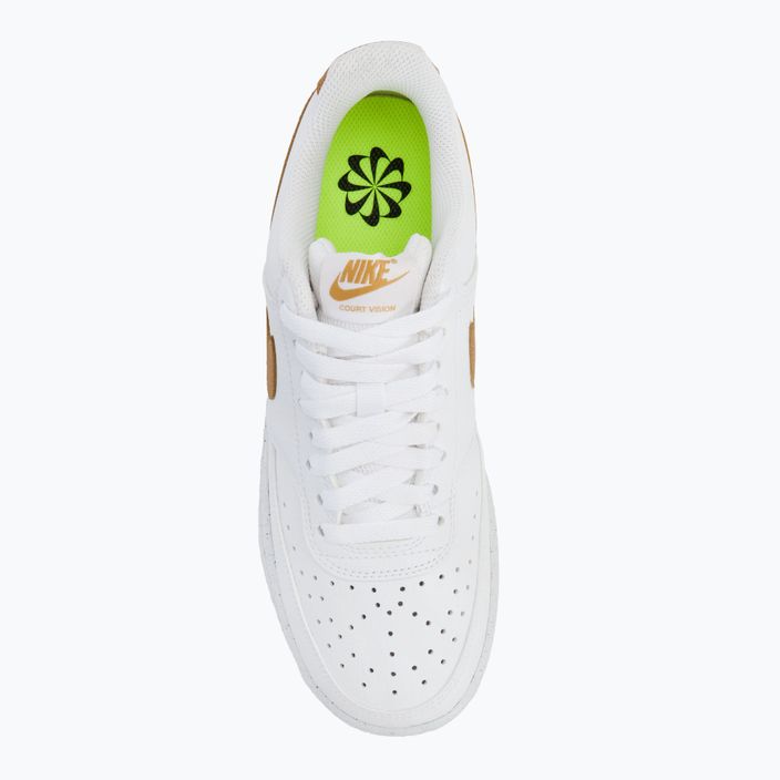 Dámské boty  Nike Court Vision Low Next Nature white/metallic gold 5