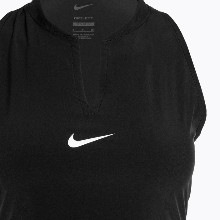 Tenisové šaty Nike Dri-Fit Advantage black/white 3