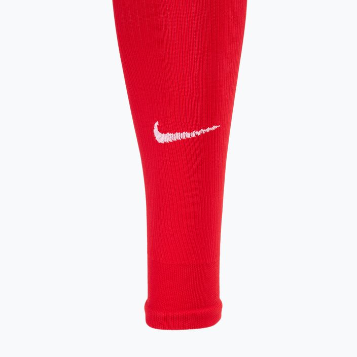 Univerzitní červenobílé fotbalové legíny Nike Strike 3