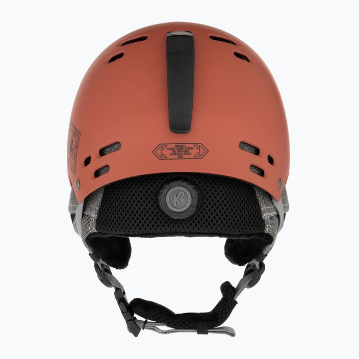 Lyžařská helma K2 Thrive rust 3