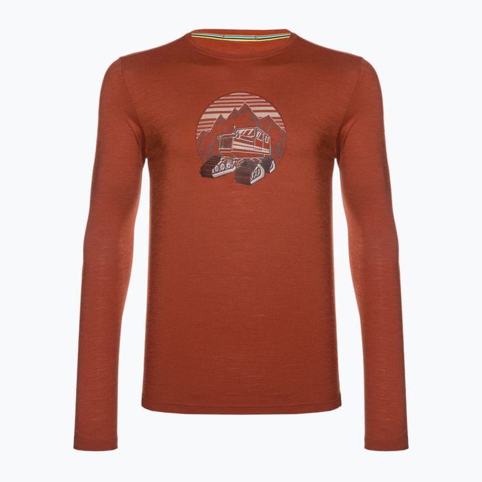 Pánské tričko Smartwool Snowcat Trek Graphic T-shirt brown 16683 4