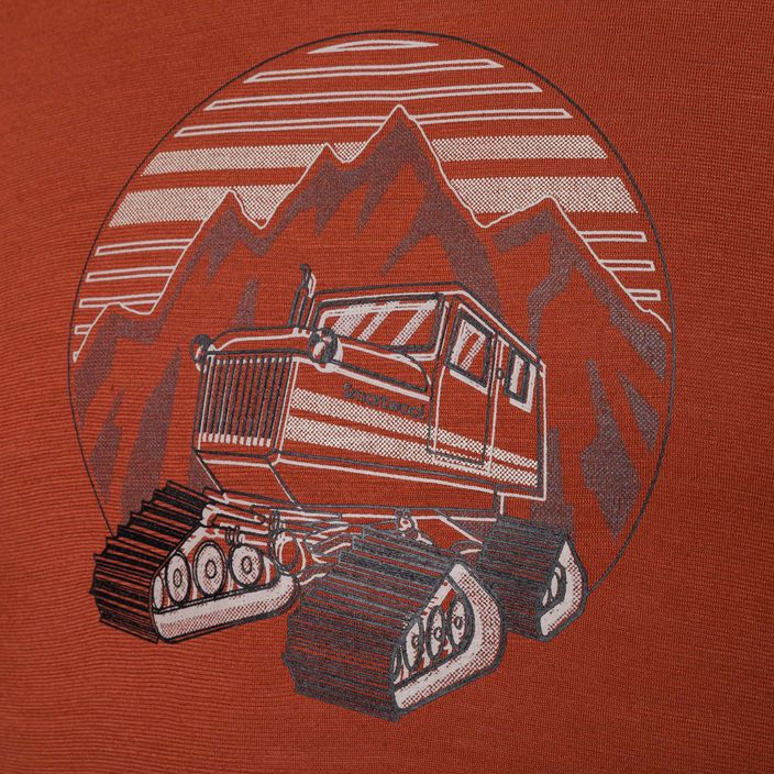 Pánské tričko Smartwool Snowcat Trek Graphic T-shirt brown 16683 6