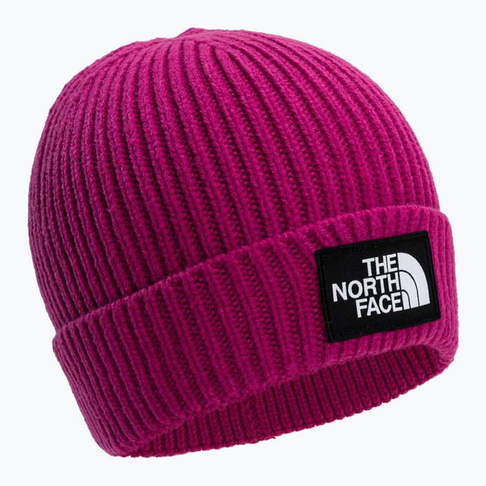 Čepice The North Face TNF Box Logo Cuffed růžová NF0A7WGC1461