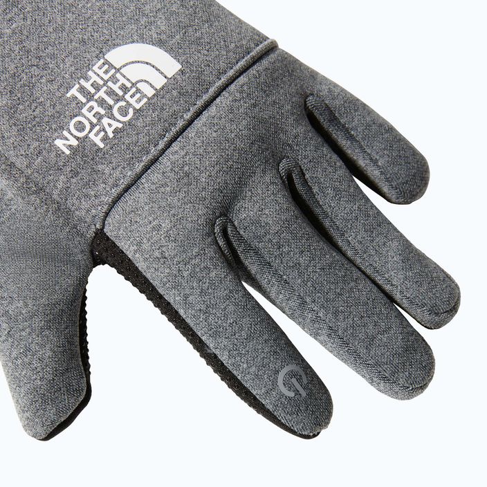 Dětské trekingové rukavice The North Face Recycled Etip medium grey heather 7