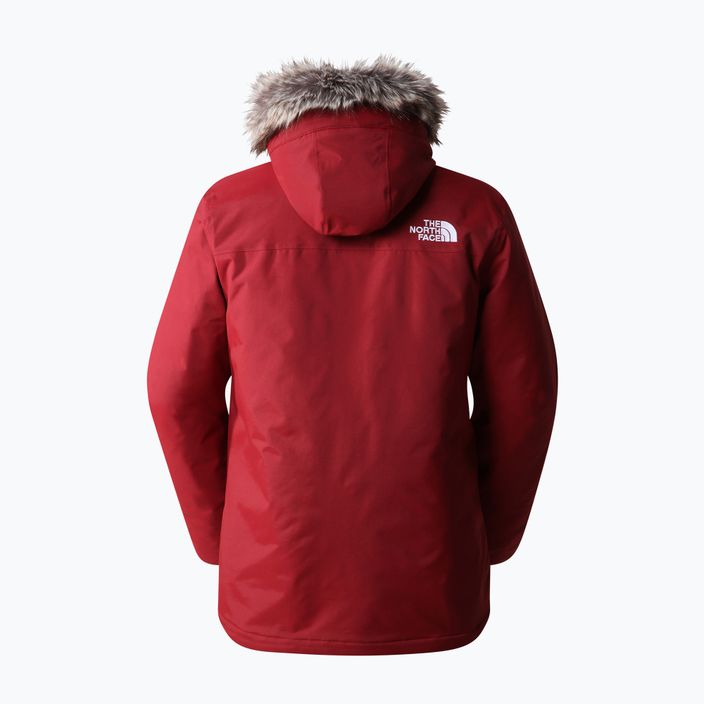 Pánská péřová bunda TThe North Face Zaneck Jacket červená NF0A4M8H6R31 2