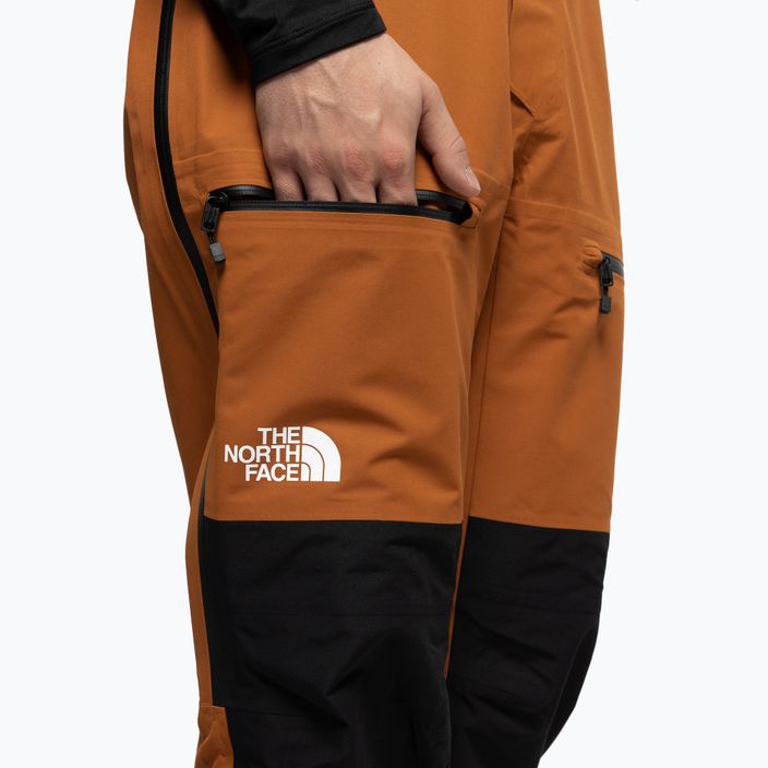 Pánské snowboardové kalhoty The North Face Ceptor Bib brown NF0A7T528141 6