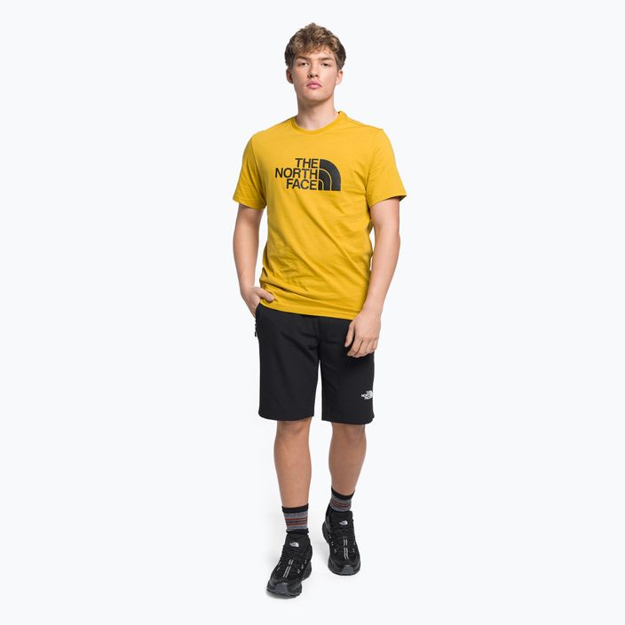 Pánské trekingové tričko The North Face Easy žluté NF0A2TX376S1 2