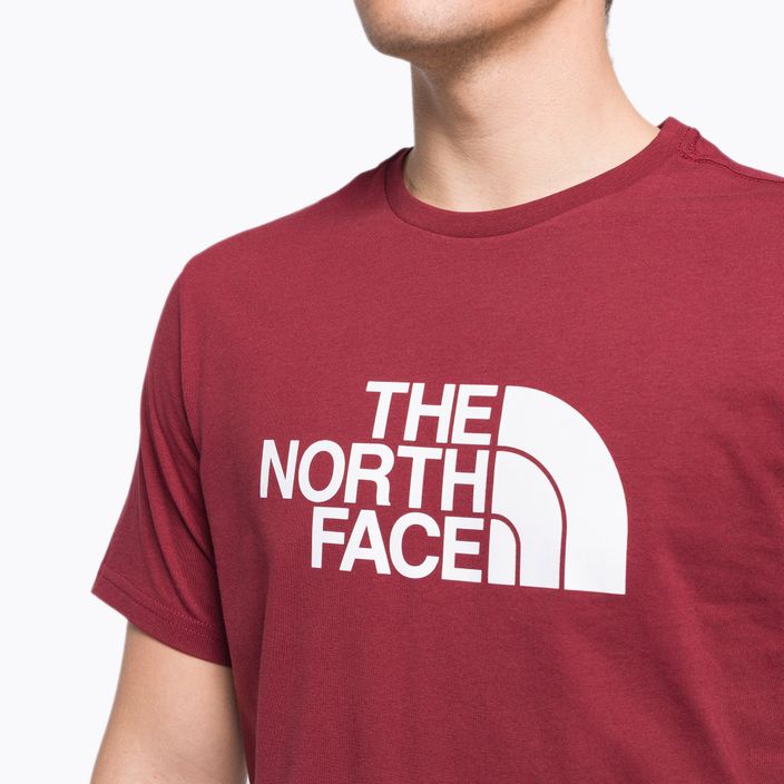 Pánské trekingové tričko The North Face Easy červené NF0A2TX36R31 5