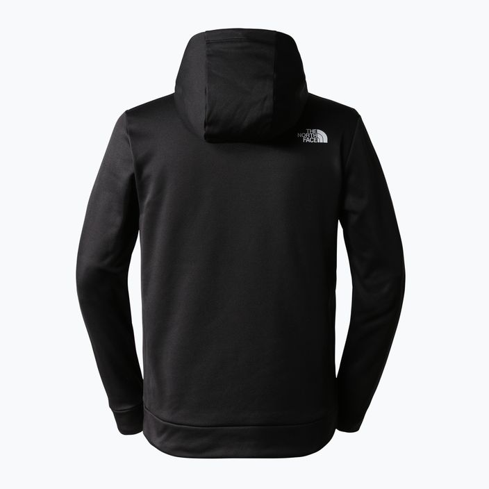 Pánská mikina  The North Face Reaxion Fleece P/O Hoodie black/ asphalt grey 5