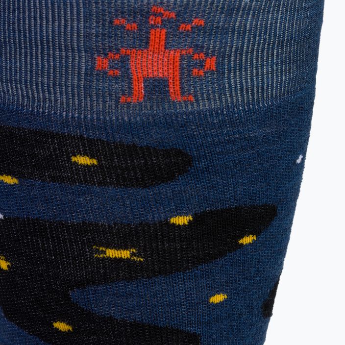 Pánské ponožky na snowboard Smartwool Targeted Cushion Astronaut OTC navy blue SW001920 3
