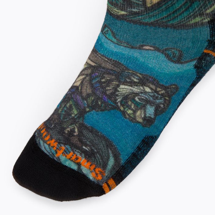 Dámské trekové ponožky Smartwool Hike Light Cushion Icy Range Print Crew barevné 01988 3