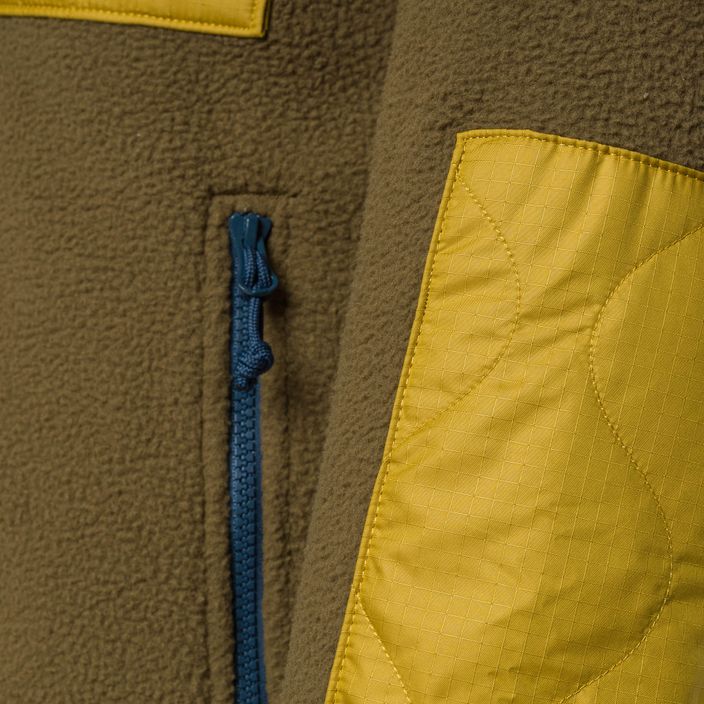 Pánská trekingová mikina The North Face Royal Arch FZ hnědo-žlutá NF0A7UJBC0N1 9