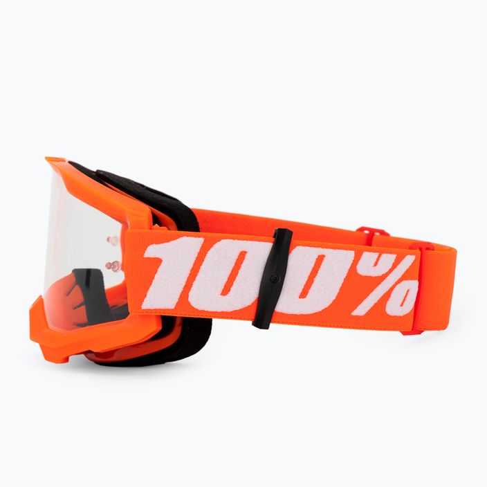 Pánské cyklistické brýle 100% Strata 2 orange/clear 50027-00005 4