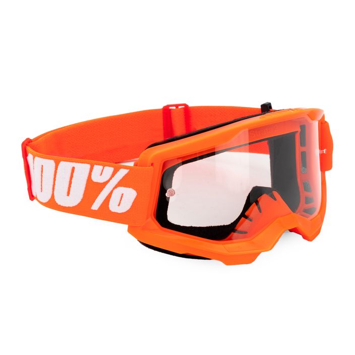 Pánské cyklistické brýle 100% Strata 2 orange/clear 50027-00005 6