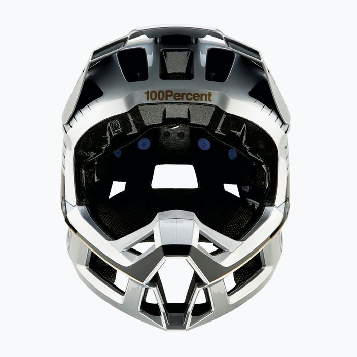 Cyklistická helma  100% Trajecta w/Fidlock ranelagh silver 2