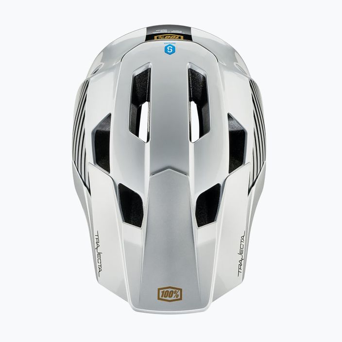 Cyklistická helma  100% Trajecta w/Fidlock ranelagh silver 4