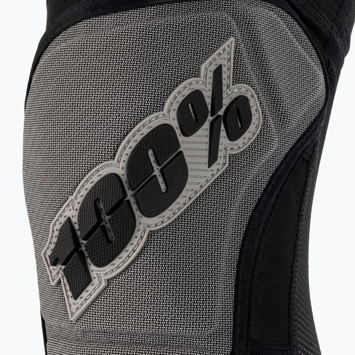 Cyklistické chrániče kolen 100% Ridecamp Knee black/grey 70001-00002 3