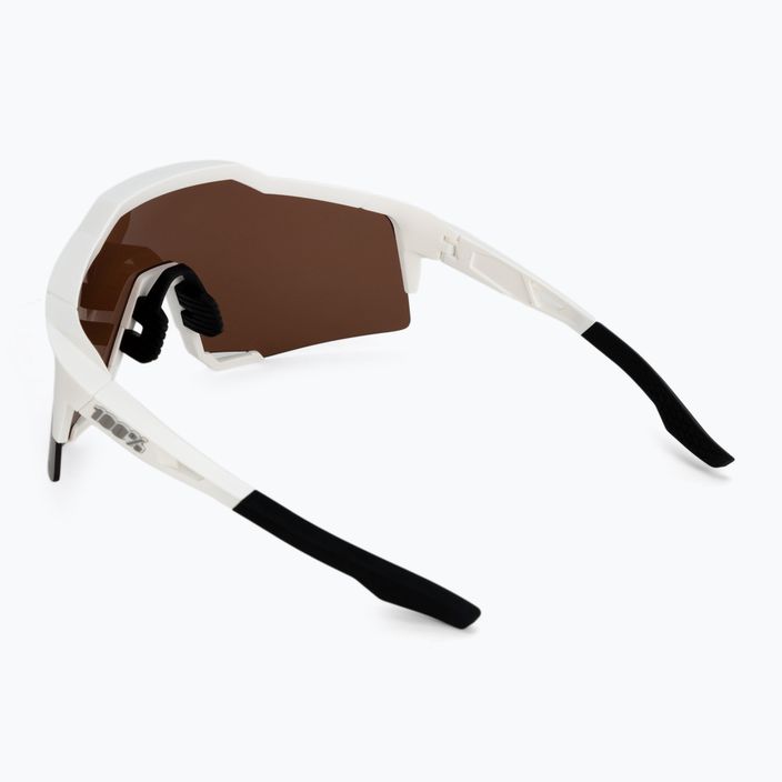 100% Cyklistické brýle Speedcraft matně bílé/hyper silver mirror 60007-00006 3