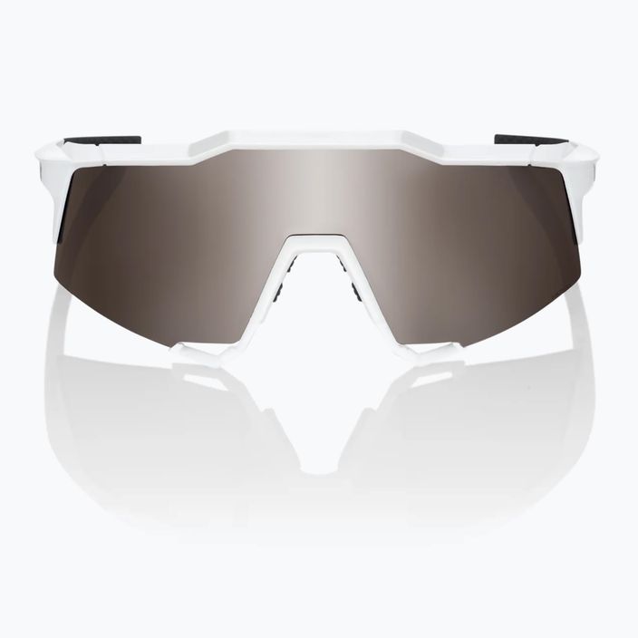 100% Cyklistické brýle Speedcraft matně bílé/hyper silver mirror 60007-00006 8