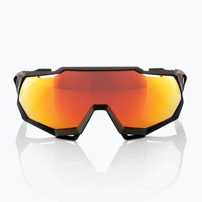 Cyklistické brýle 100% Speedtrap soft tact black/red multilayer mirror 60012-00004 8