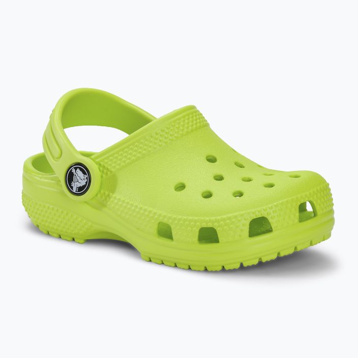 Dětské nazouváky   Crocs Classic Clog T limeade 2