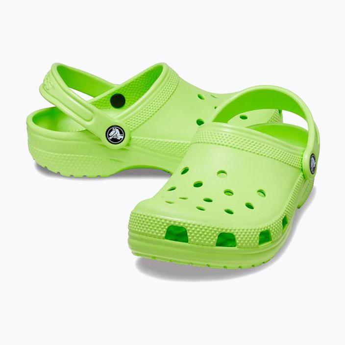 Dětské nazouváky   Crocs Classic Clog T limeade 11