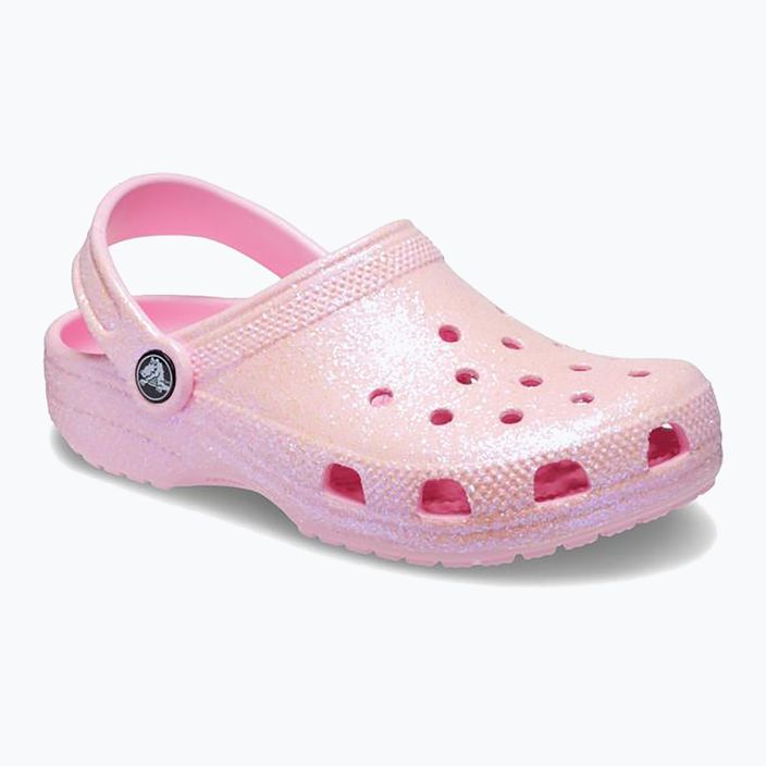 Dětské nazouváky   Crocs Classic Glitter Clog flamingo 9