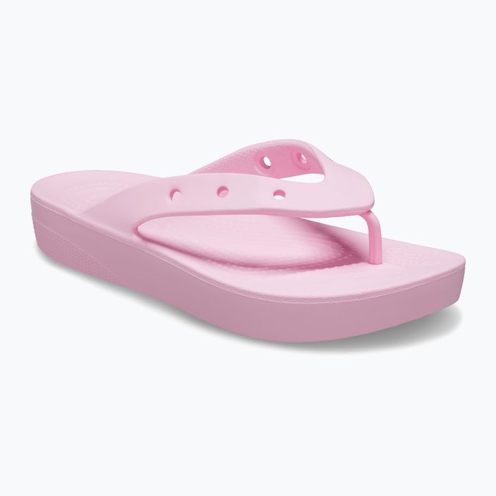 Dámské žabky Crocs Classic Platform flamingo 8