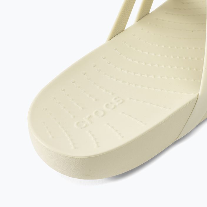 Dámské sandály Crocs Splash Strappy kostěné barvy 9