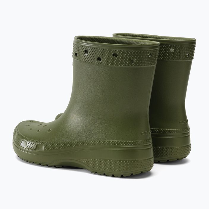 Crocs Classic Rain Boot army green pánské nazouváky 3
